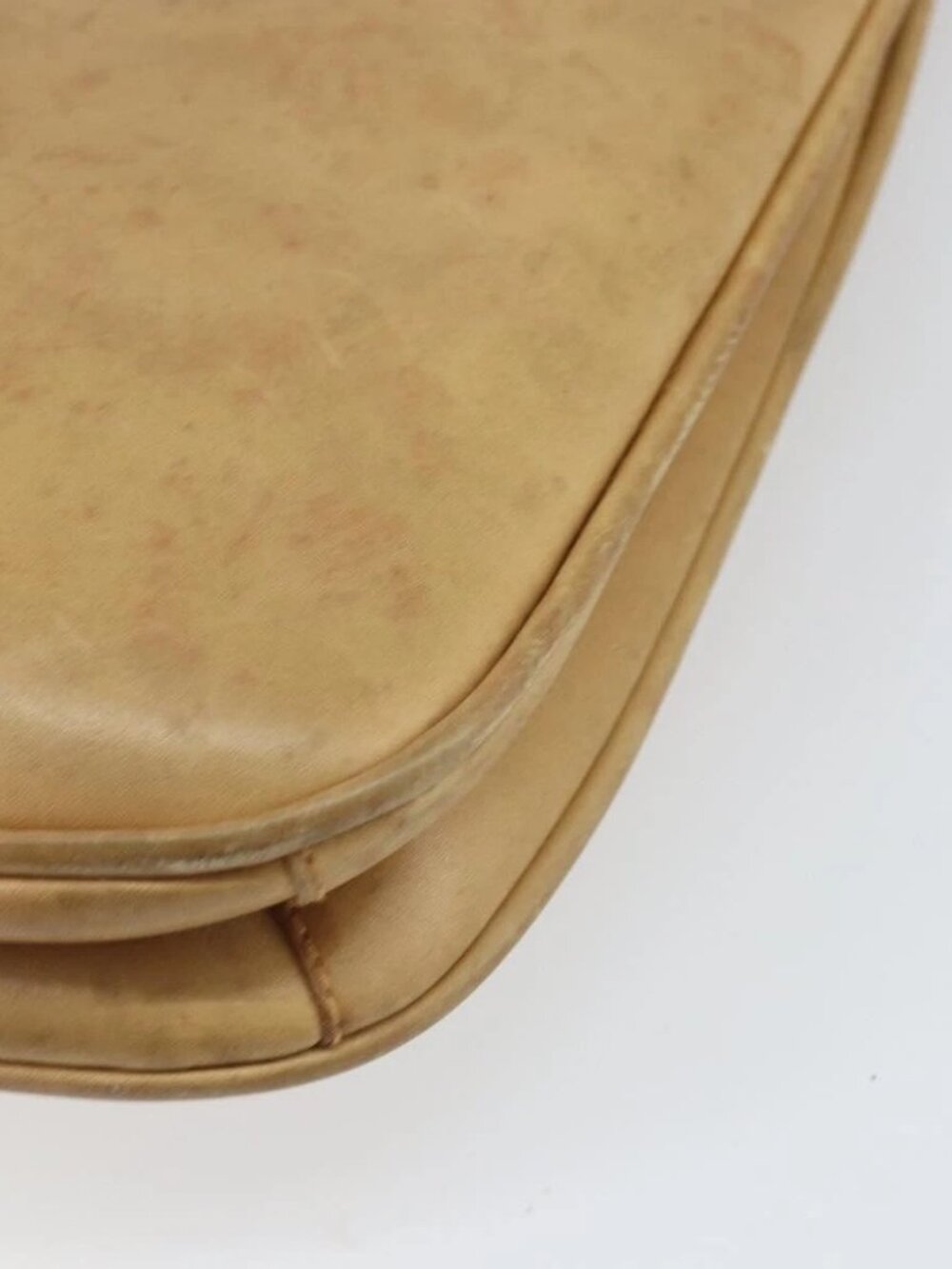 GUCCI Shoulder Bag Leather Beige Gold - Picture 5 of 16